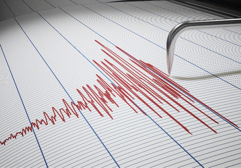 Seismograph for earthquake detection